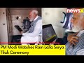 PM Modi Watches Ram Lalla Surya Tilak Ceremony | ‘Emotional Moment’ Mid-Air | NewsX