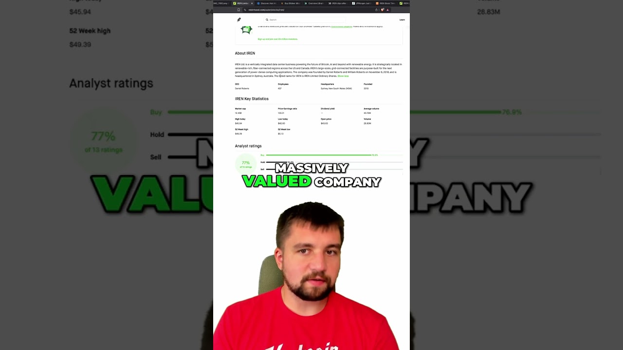 IREN Stock: Mining Secrets & HUGE Potential - Don't Miss Out! shorts