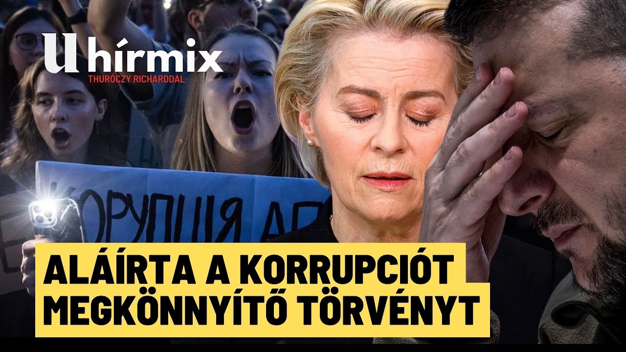 Zelenszkij aláírt, ezért az EU a pénzügyi támogatásokat is felfüggesztheti Ukrajnának