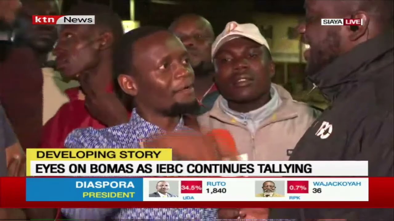 Latest developments from Siaya county as residents await announcement of Presidential results