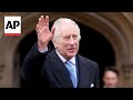 UKs King Charles arrives for Easter Sunday service in rare public appearance since cancer diagnosis