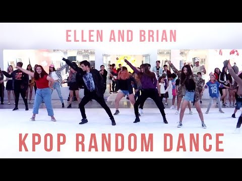 KPOP Random Play Dance in Los Angeles | Ellen and Brian