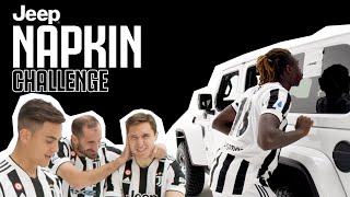 Keep the Napkin on the Car! | Juventus take on the Napkin Challenge! | Powered by Jeep