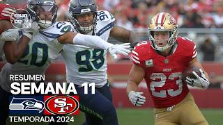 Seattle Seahawks vs. San Francisco 49ers | Resumen NFL en español - Semana 11 | NFL Highlights 2024