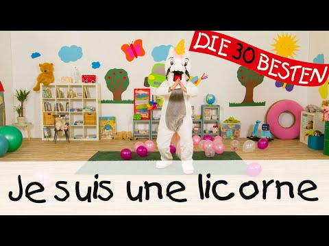 🇫🇷 Je suis une licorne [Ich bin ein Einhorn] - Chanter, danser et bouger || Chansons pour enfants 🦄