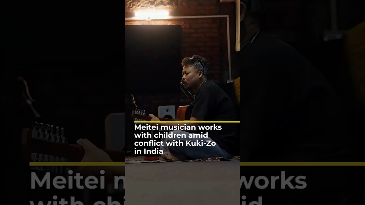 Meitei musician works with children amid conflict with Kuki-Zo in India | 101 East shorts