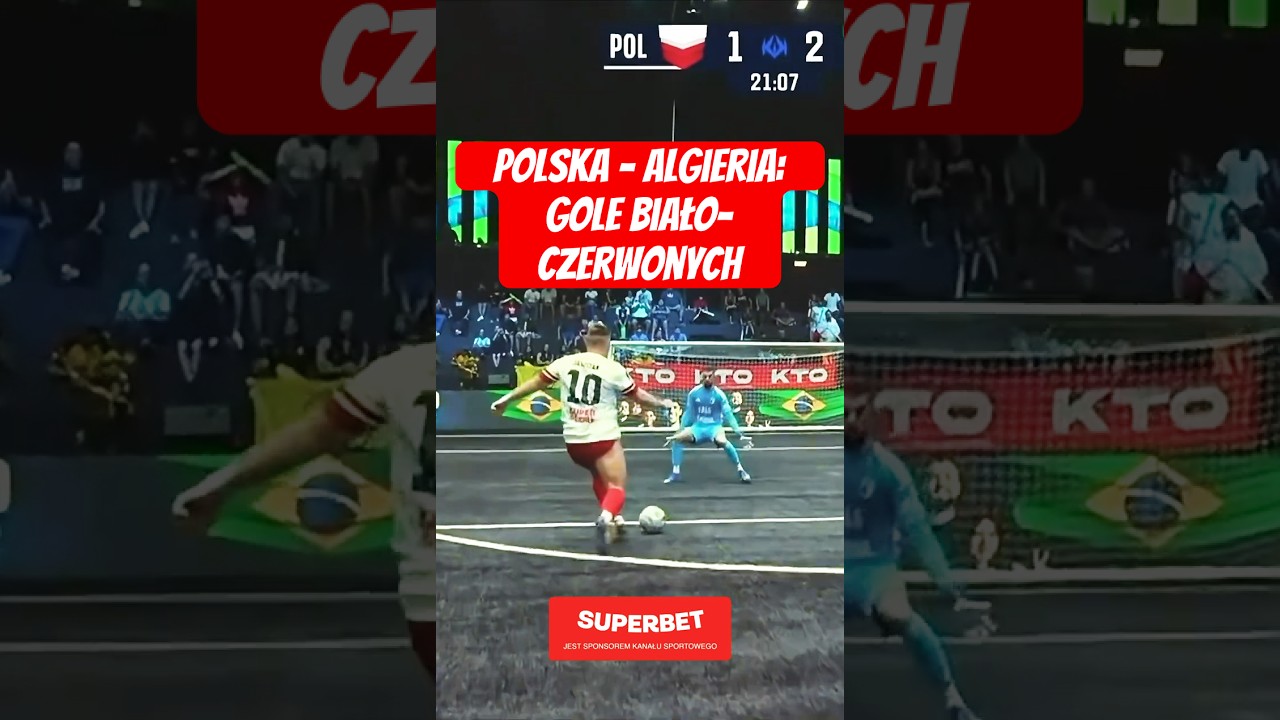 Polska - algieria | zobacz gole biało-czerwonych! #shorts