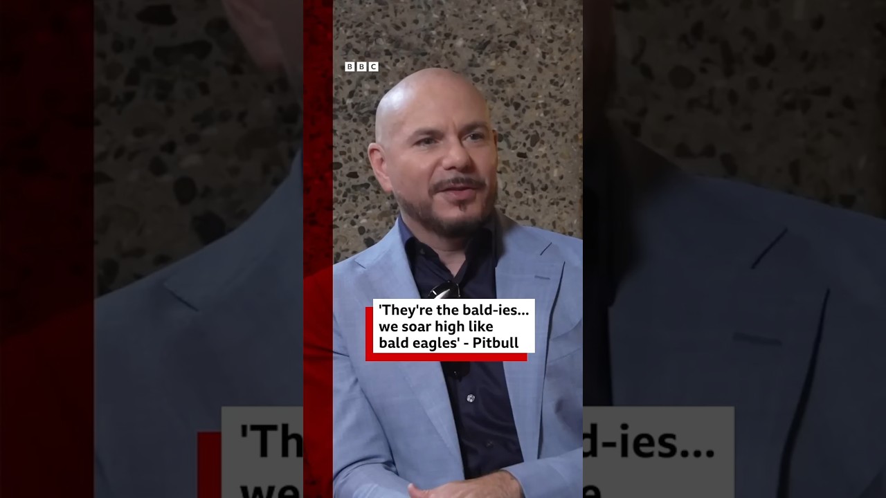 Pitbull says seeing fans dressed as him is priceless. #Pitbull #MrWorldwide #BBCNews
