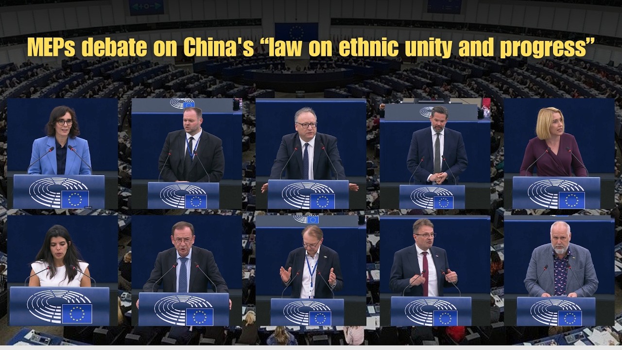 MEPs debate on China's “law on ethnic unity and progress”. Apr 29, 2026.