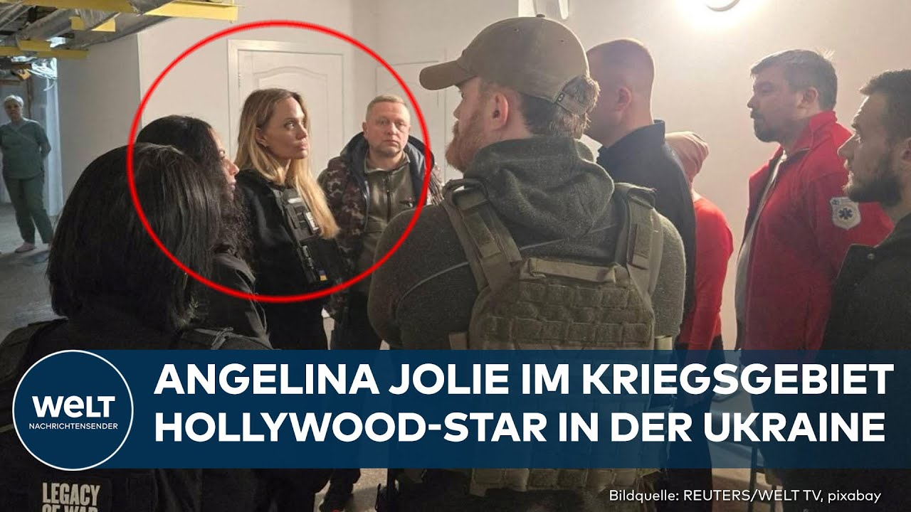 UKRAINE: Angelina Jolie erneut im Kriegsgebiet – Auftritt in Cherson sorgt für Staunen