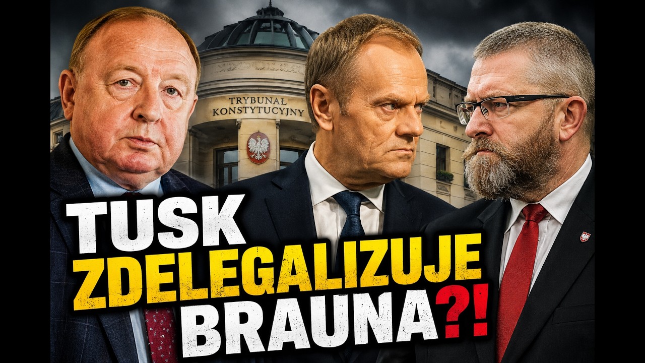 TUSK UKŁADA POLSKĘ PRZED WYBORAMI?! Michalkiewicz o Trybunale Konstytucyjnym, Braunie i Hołowni.