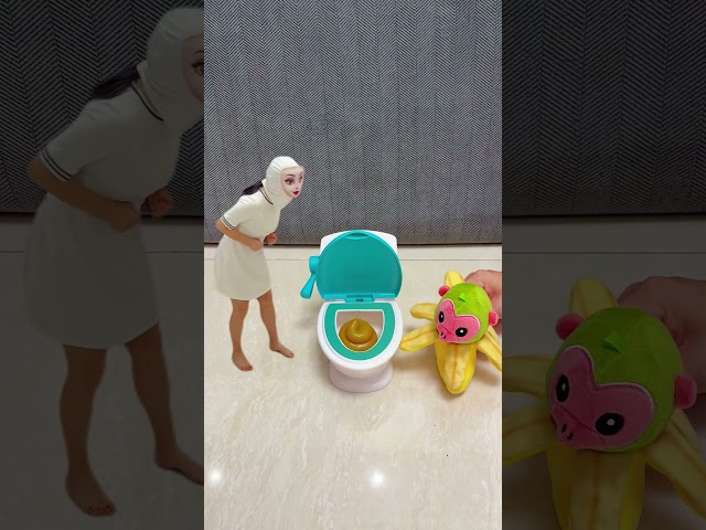 poop in the toilet