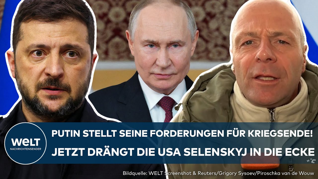 PUTINS KRIEG: Kremlchef stellt Forderung für Kriegsende! Jetzt drängt die USA Selenskyj in die Ecke