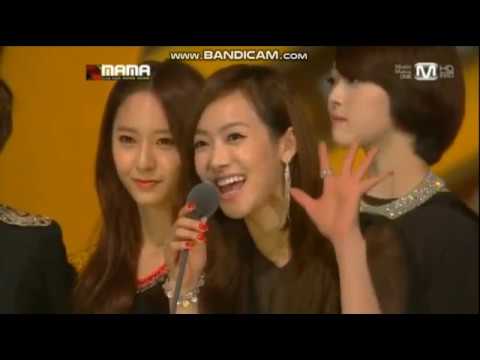 F(x) win Best Dance Performance Female Group MAMA 2012