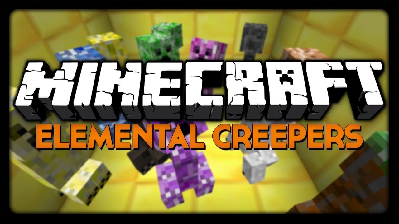 Minecraft Mods - ELEMENTAL CREEPERS! - YouTube