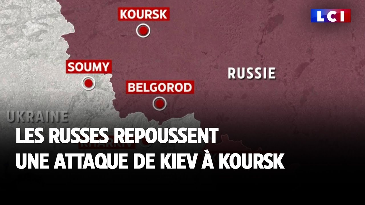 Les Russes repoussent une attaque de Kiev à Koursk