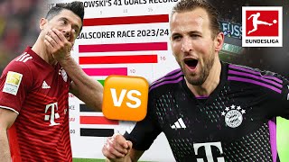 Kane 🆚 Lewandowski | Record Comparison — Powered by FDOR