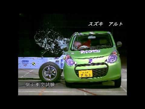 Видео тест катастрофа Suzuki Alto от 2009 г. насам