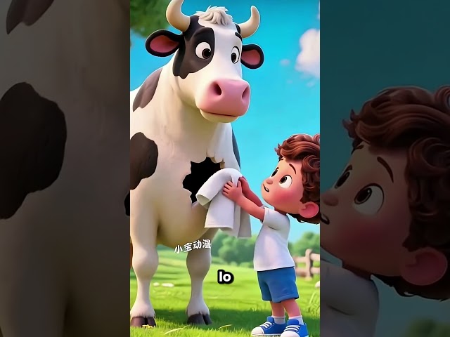 Mio figlio vuole entrare nello stomaco della mucca 😲