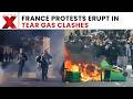 France Student Protests: Tear Gas, Fireworks As Clashes Erupt In Sartrouville
