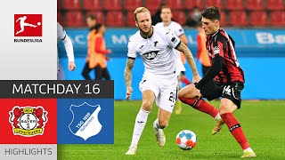 Bayer 04 Leverkusen — TSG Hoffenheim 2-2 | Highlights | Matchday 16 – Bundesliga 2021/22