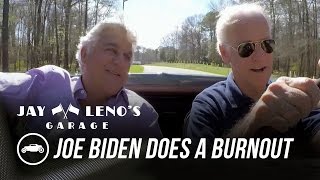 Joe Biden Does a Burnout In His Corvette Stingray - Jay Leno’s Garage