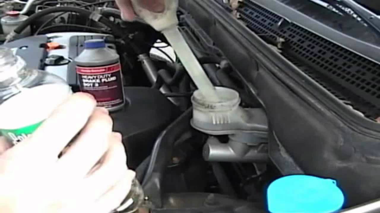 Replace brake fluid honda element #2