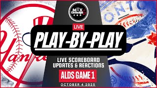 🔴ALDS Game 1 - New York Yankees vs Toronto Blue Jays - Play-By-Play & Reactions (10/4/25)