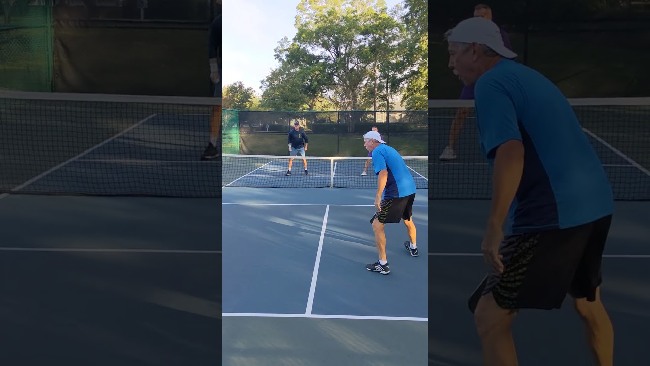 Great hustle...for nothing #pickleballdoubles #pickleball #pickleballplayers