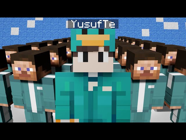 Minecraft'ta Squid Game'e Katıldım!
