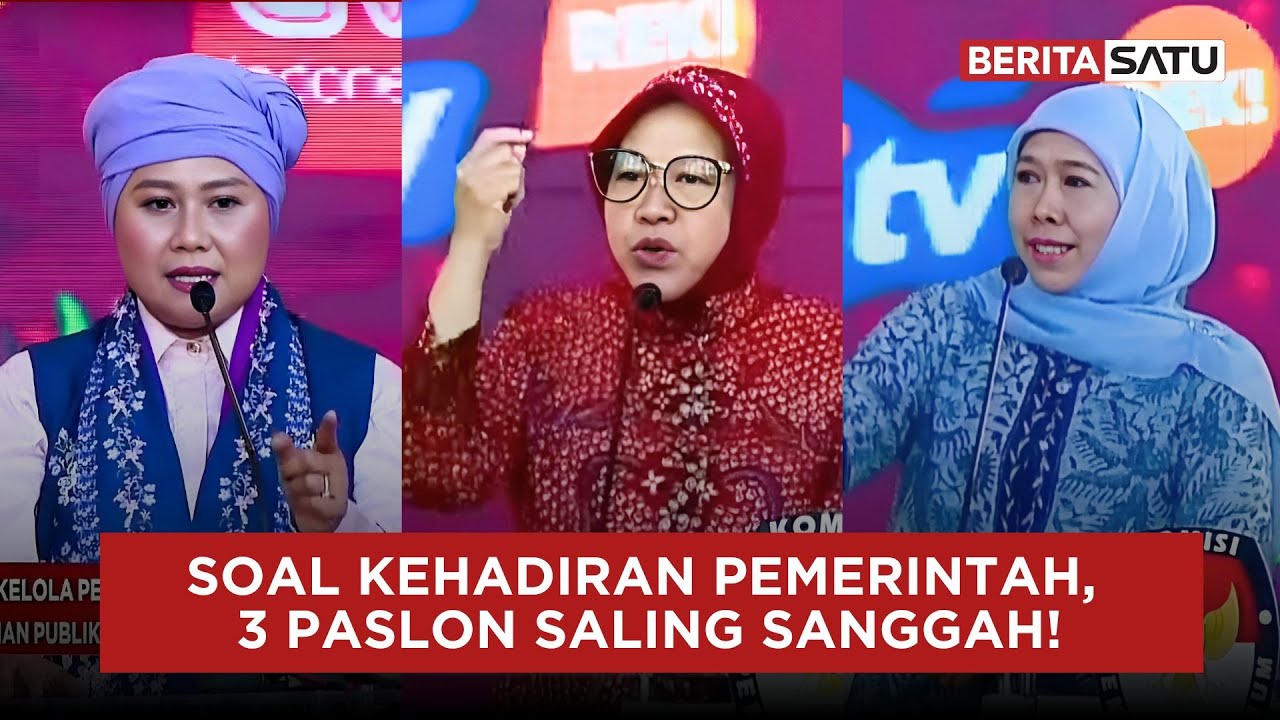 [FULL] Debat Terbuka Khofifah, Risma dan Luluk Saling Sanggah Soal Kehadiran Pemerintah | Beritasatu
