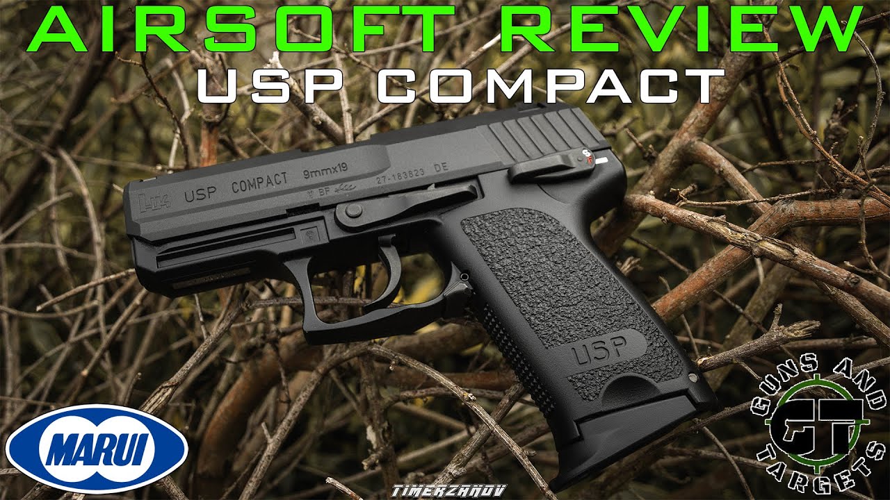 Airsoft Review #154 HK USP Compact Tokyo Marui Gaz Blowback (GUNS AND TARGETS) [FR]