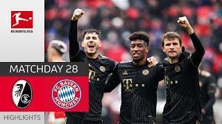 SC Freiburg — FC Bayern München 1-4 | Highlights | Matchday 28 – Bundesliga 2021/22