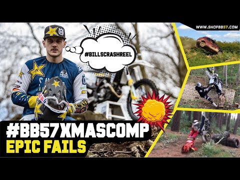 PRO RIDER REACTS TO DIRT BIKE FAILS - SELECTING THE #BB57XMASCOMP WINNERS!