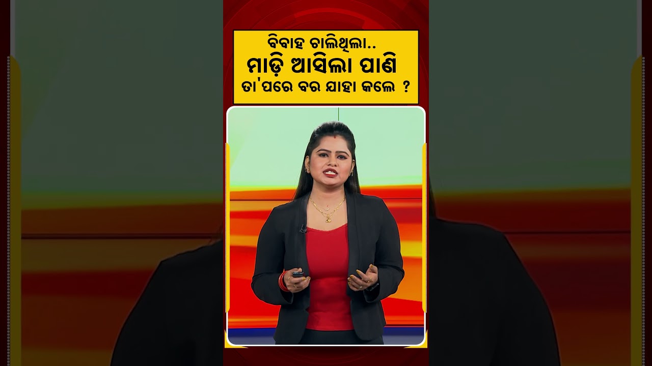 ବିବାହ ଚାଲିଥିଲା ମାଡି ଆସିଲା ପାଣି ତାପରେ ବର ଯାହା କଲେ | Argus Reels | Marriage | Flood Water