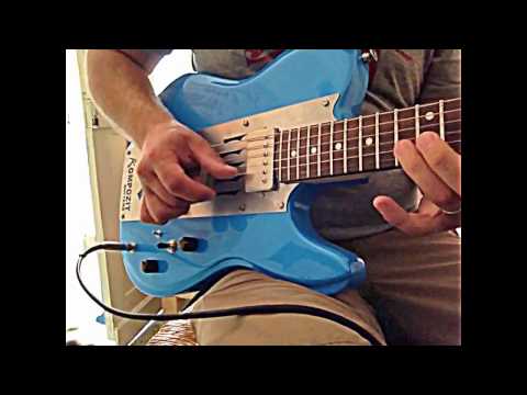 Kompozit Guitars - Test TWO with SP Custom savage beast humbucker + fender frontman 15R