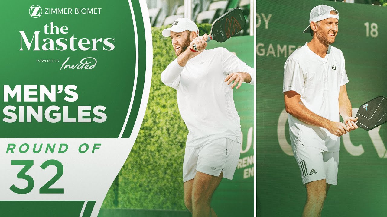 Jack Sock v Eric Roddy at the Zimmer Biomet Masters