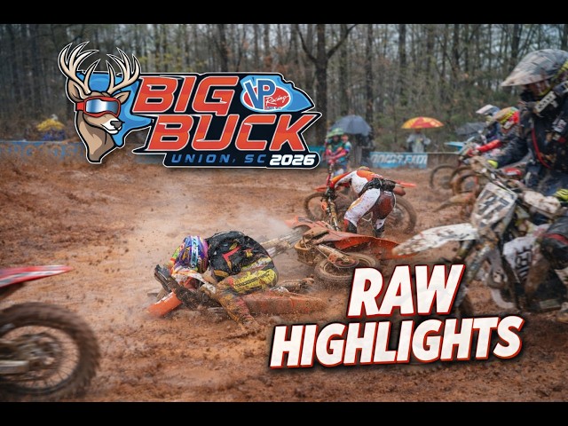 GNCC 2026 : Bourbiers historiques à l'ouverture de Big Buck !