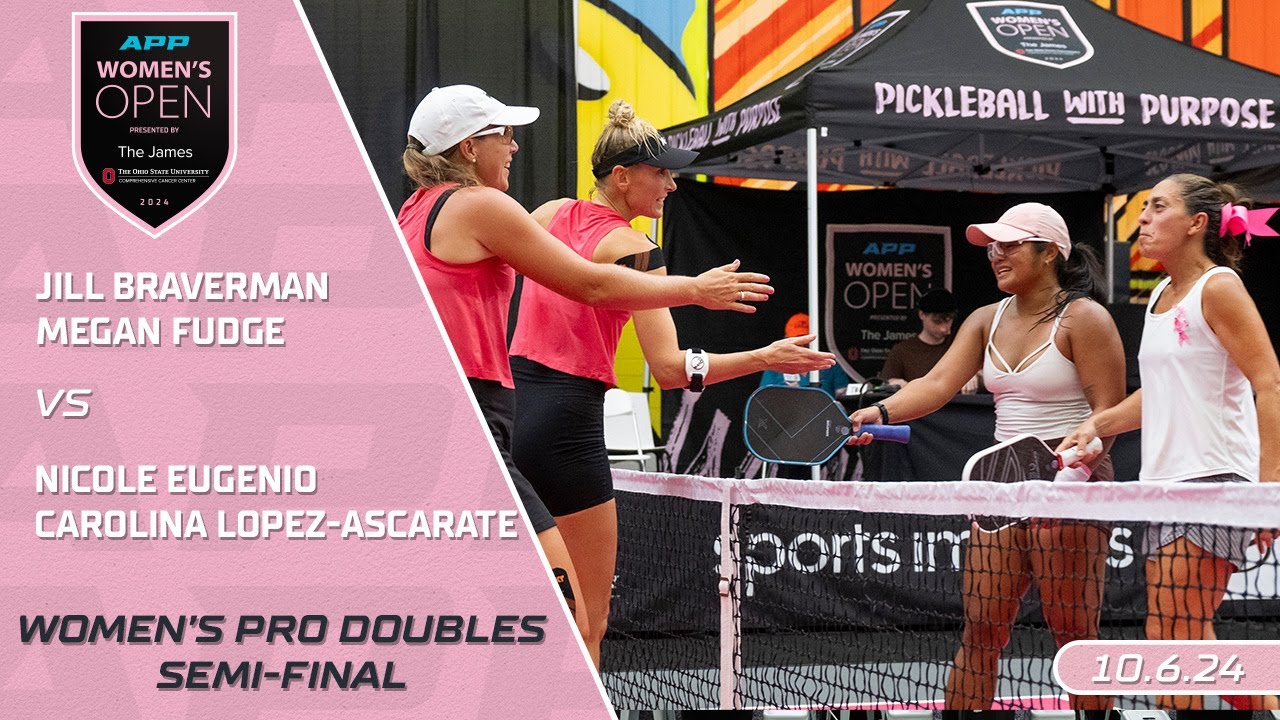 2024 APP Women's Open Presented By The James I Braverman/Fudge vs. Eugenio/Lopez-Ascarate | WD Semi