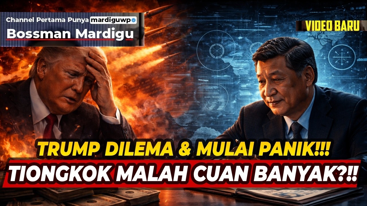 PLOT TWIST !!! TIONGKOK DALANGI PERANG INI UNTUK AMBIL CUAN BESAR BARENG IRAN ?!! - Mardigu Wowiek
