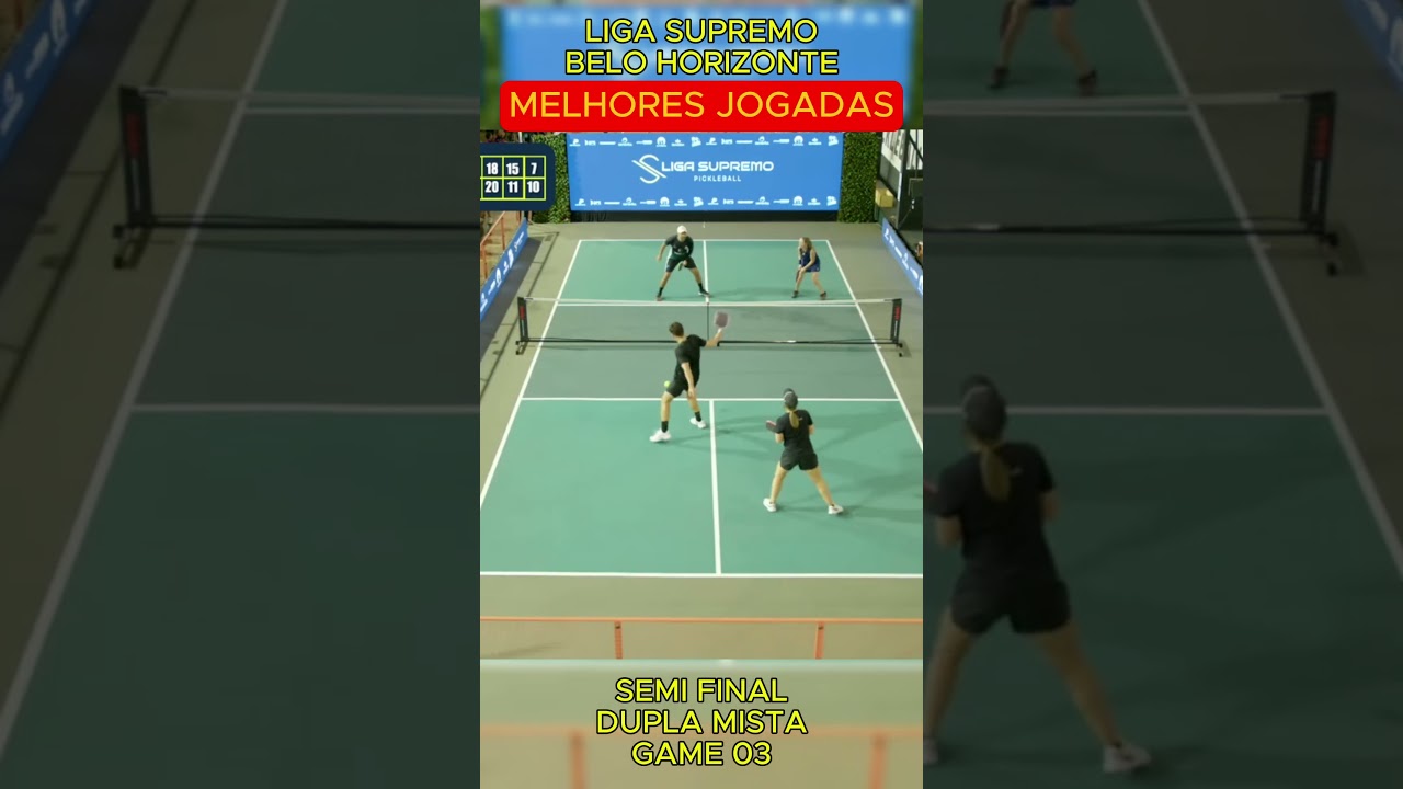 SEMI FINAL DUPLA MISTA ETAPA LIGA SUPREMO DE PICKLEBALL BELO HORIZONTE (GAME 03)
