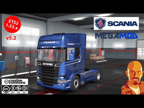 SCANIA MEGAMOD v5.2 ETS2 1.52-1.53.x