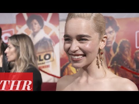 Emilia Clarke on 'Solo: A Star Wars Story' Premiere Red Carpet | THR