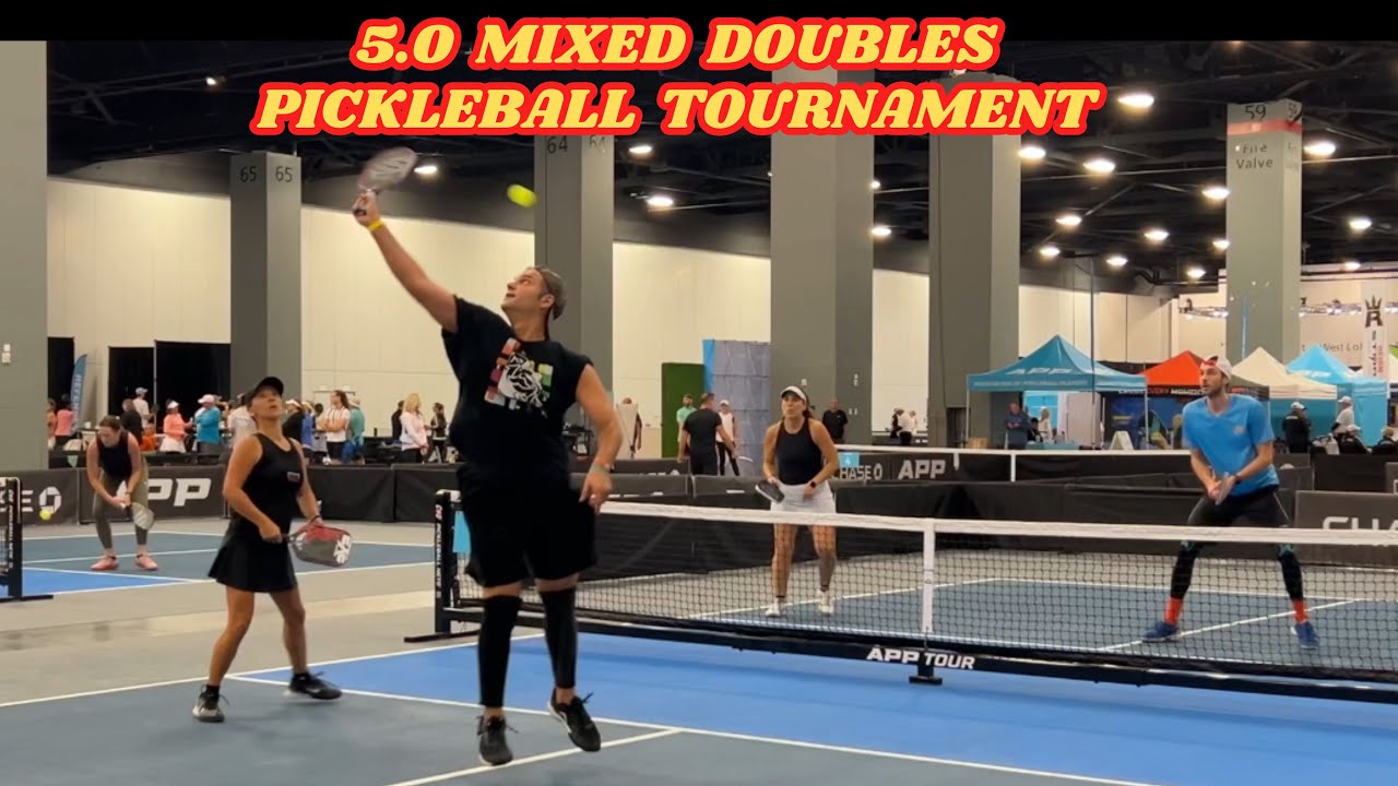 5.0 Mixed Doubles Pickleball Tournament | Matt & Ali | APP Miami Open | Miami Beach Florida