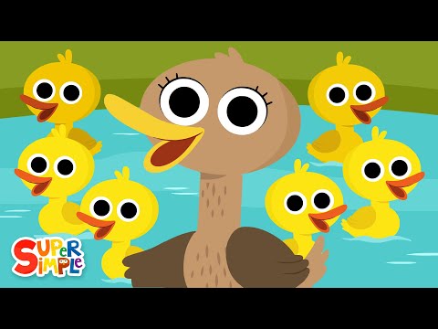 Six Little Ducks | Kids Nursery Rhymes | Super Simple Songs