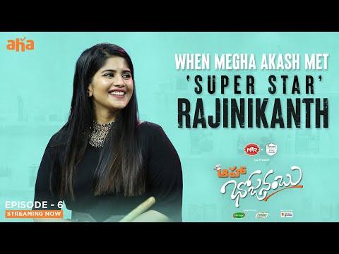 aha Bhojanambu: I was scared to hug Rajinikanth in Petta, reveals Megha Akash aha Bhojanambu: I was scared to hug Rajinikanth in Petta, reveals Megha Akash