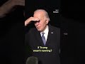 Biden says “he just has to run” because of Trump  - 00:13 min - News - Video