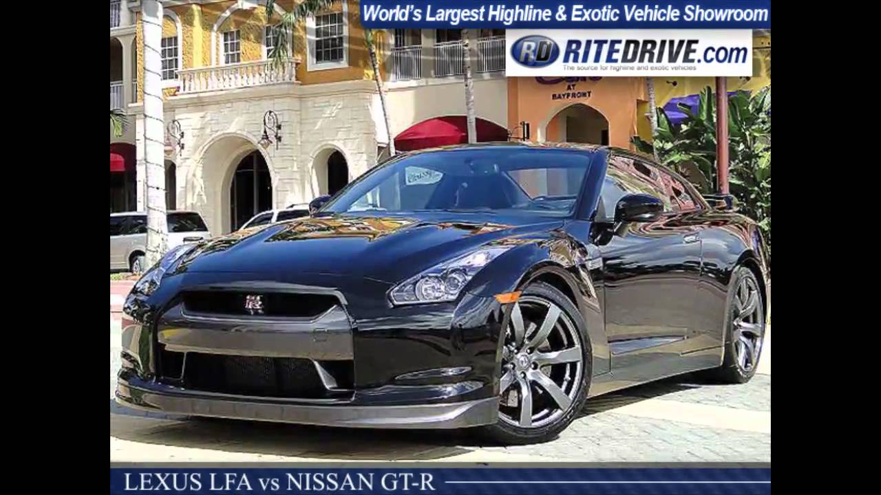 Youtube lexus lfa vs nissan gtr #10