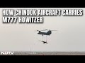 Vayu-Shakti 2024: How IAF’s Chinook Aircraft Carries M777 Howitzer