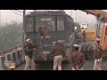 Dilli Chalo March: Concrete Barricades Installed at Ghazipur Border in Delhi | News9  - 01:32 min - News - Video
